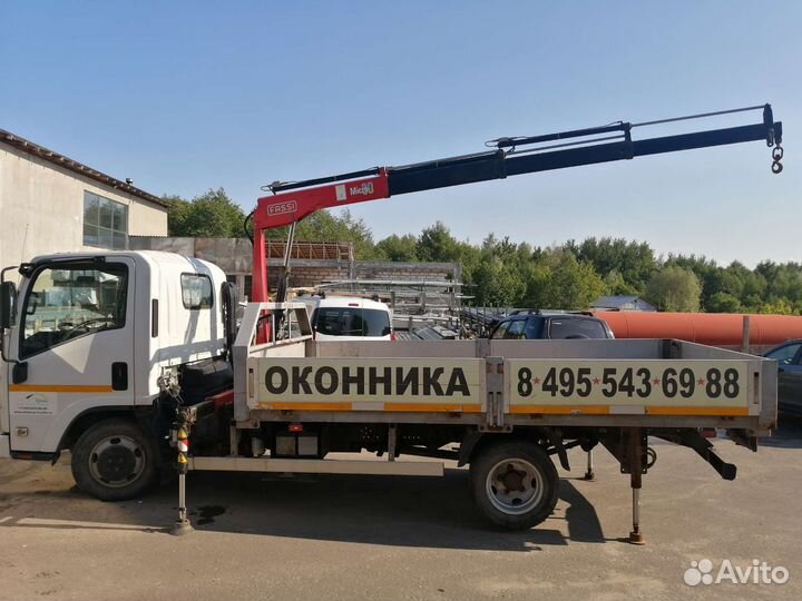 Isuzu Elf (N-series) с КМУ, 2016