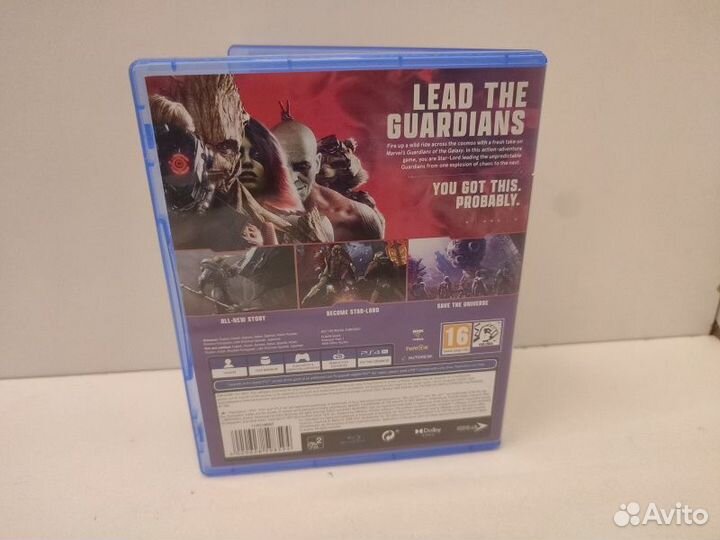 Игровые диски. Sony Playstation 4 Marvel’s Guardians of the Galaxy