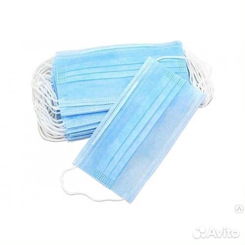 Маска медицинская одноразовая (50 шт)