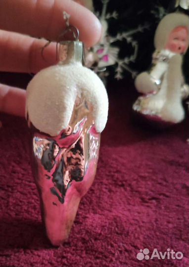 Новогодние ёлочные игрушки СССР