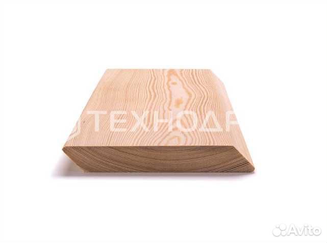 Планкен скошенный лиственница, 20х140 мм, Прима