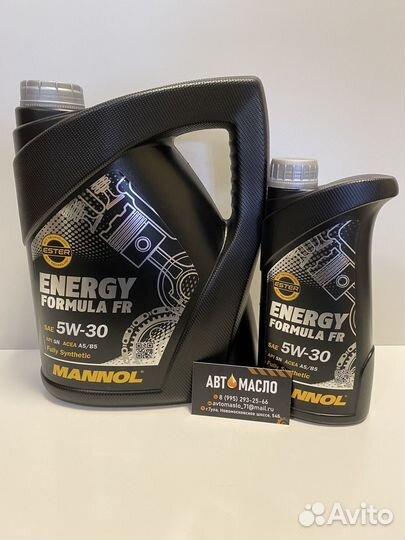 Моторное масло mannol Energy Formula FR 5W-30