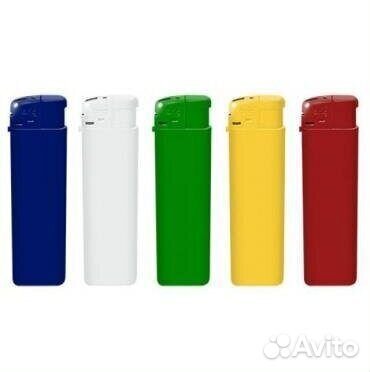 Зажигалки бриг Standart Пьезо 5цветов 50шт