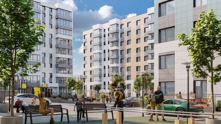 1-к. квартира, 33,2 м², 6/9 эт.