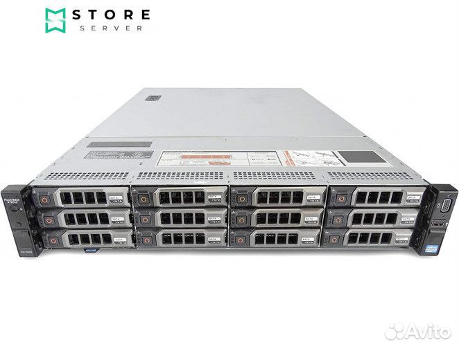 Dell PowerEdge R720xd 12xLFF/E5-2660 v2 x2/32GB x4