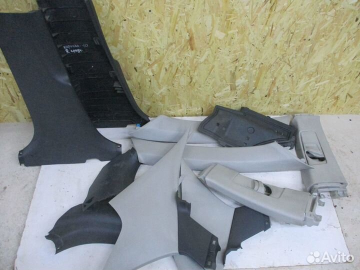 Обшивка пластик салона Тойота Королла 150