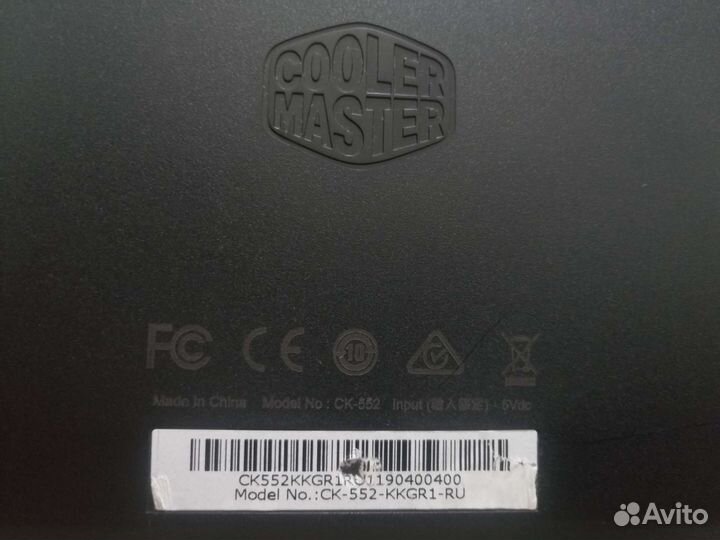 Клавиатура проводная CoolerMaster CK552