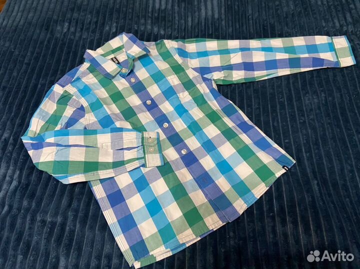 Рубашка на мальчика 128 134 как новые