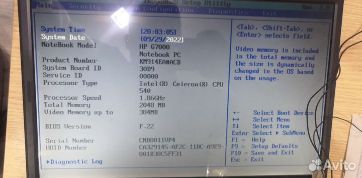 Матплата ноутбук