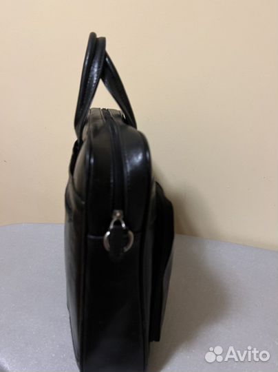 Мужской кожаный портфель италия