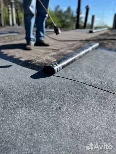 Ремонт мягкой кровли крыши гаража