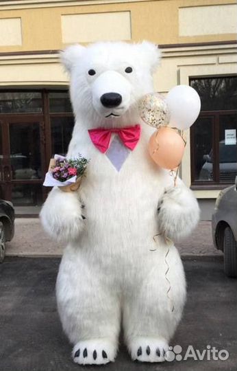 Поздравление от белого мишки