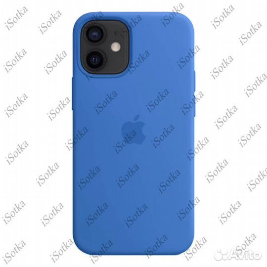 Чехол Apple iPhone 12 Pro Max Silicone Case (сапфи