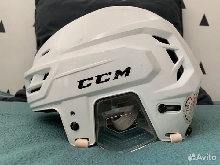 Шлем хоккейный ccm tacks 110 sr m белый