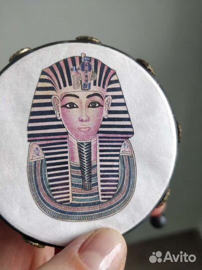 Сувенир из Египта, барабан на палочке