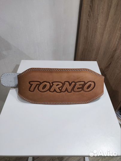 Пояс атлетический кожаный Torneo