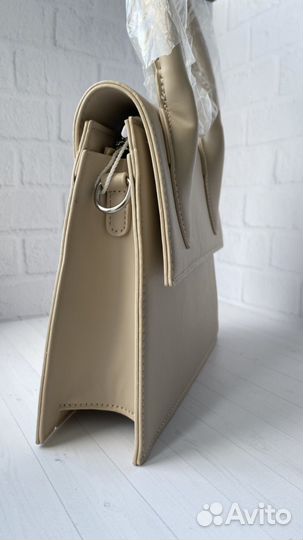 Сумка женская жесткой формы + ремешок длинный