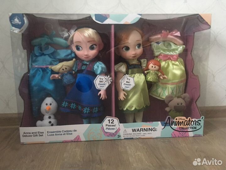 Анна и Эльза 40 см делюкс набор говорящие