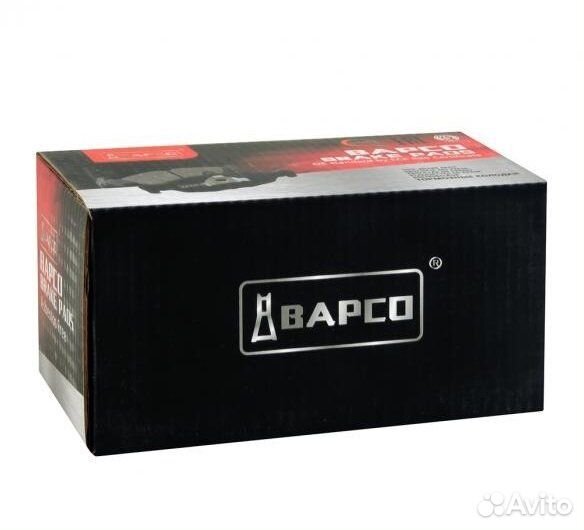 Колодки тормозные задние bapco BP0689