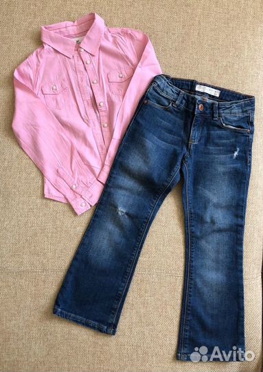 Пакет фирменных вещей на девочку 4-5лет