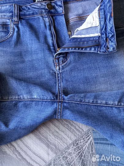 Шорты джинсовые, р.54