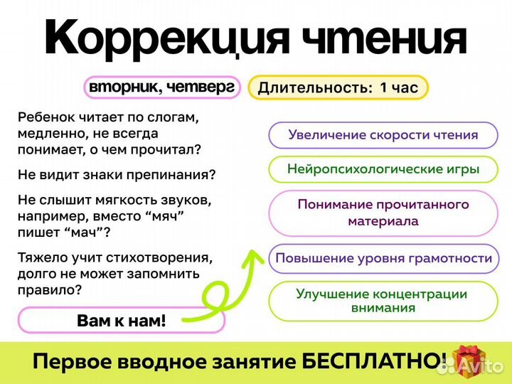 Репетитор начальных классов, подготовка к школе