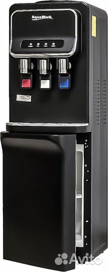 Кулер для воды Aqua Work V93-W черный со шкафчиком