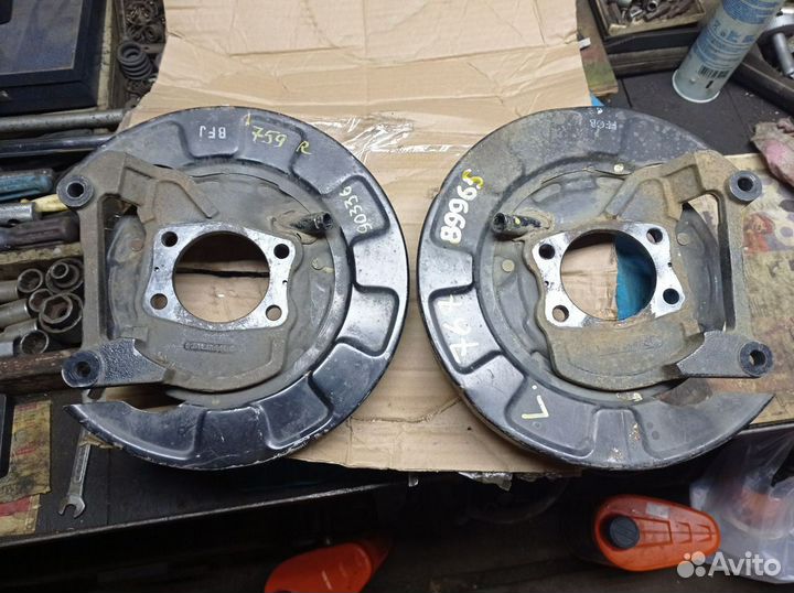 Щит тормозной задний 2шт хендай гетз