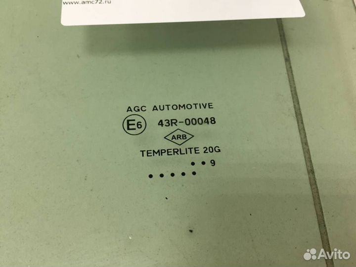 Стекло двери задней левой Renault Duster 2012