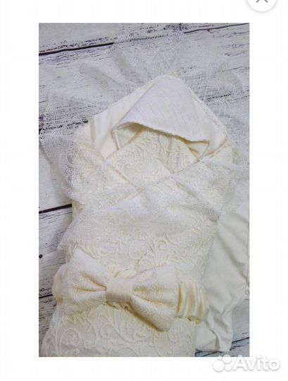 Конверт на выписку плюшевый новый 5 предметов