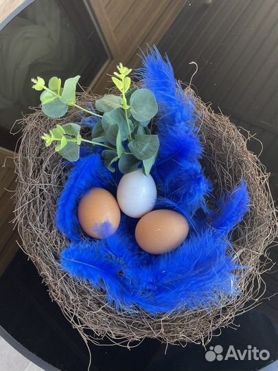 Гнездо декор для поделок, украшение на Пасху