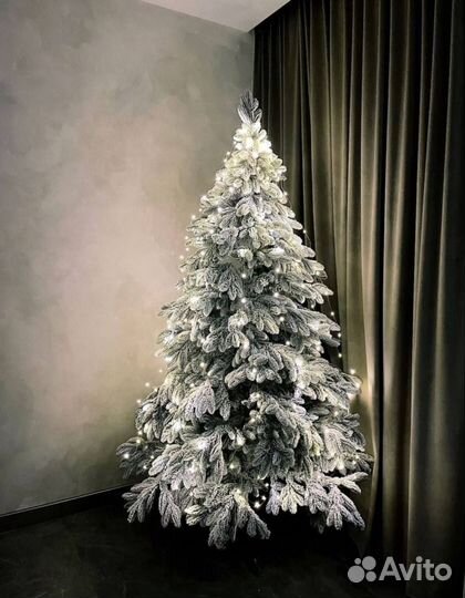 Ель искусственная заснеженная елка