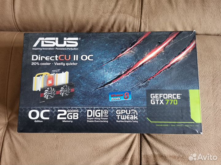 Видеокарта asus GeForce GTX 770 DirectCU II OC
