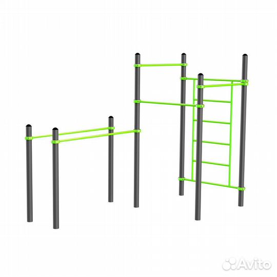 Воркаут (брусья, 3 перекладины) W217