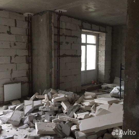 Демонтажные работы и вывоз мусора