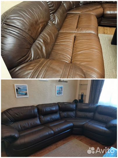 Реставрация кожаной мебели