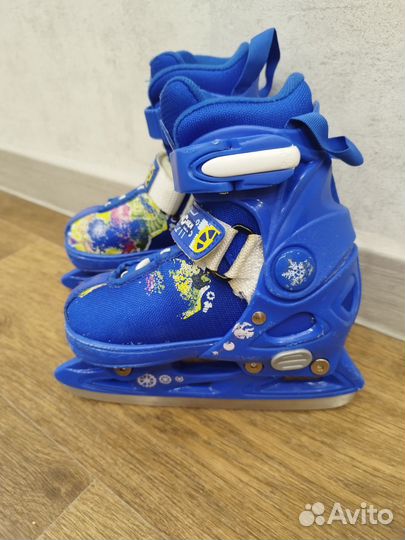 Коньки детские раздвижные размер 29-32