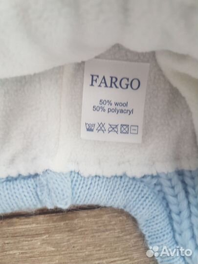 Шапка ушанка женская вязаная