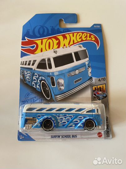 Hot wheels Surfin School Bus / HW Metro автобус