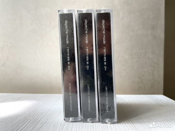 Depeche Mode 3 cass edition 81-04 remixes