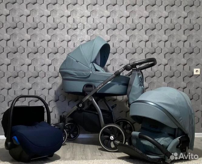 Коляска 3 в 1 Tutis Uno+ (Изумруд)