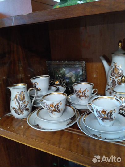 Сервиз кофейный рижский винтаж СССР