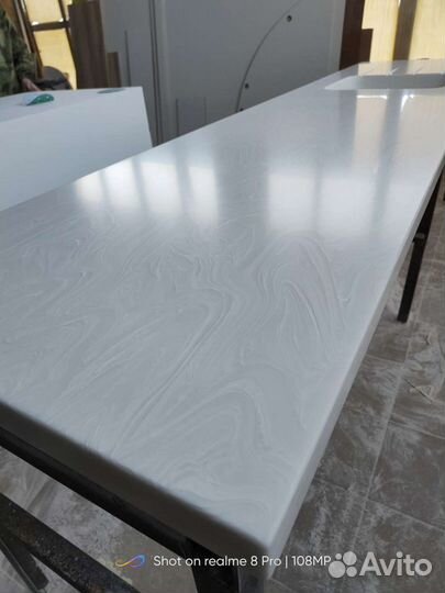 Столешницы с мойками из искусственного камня