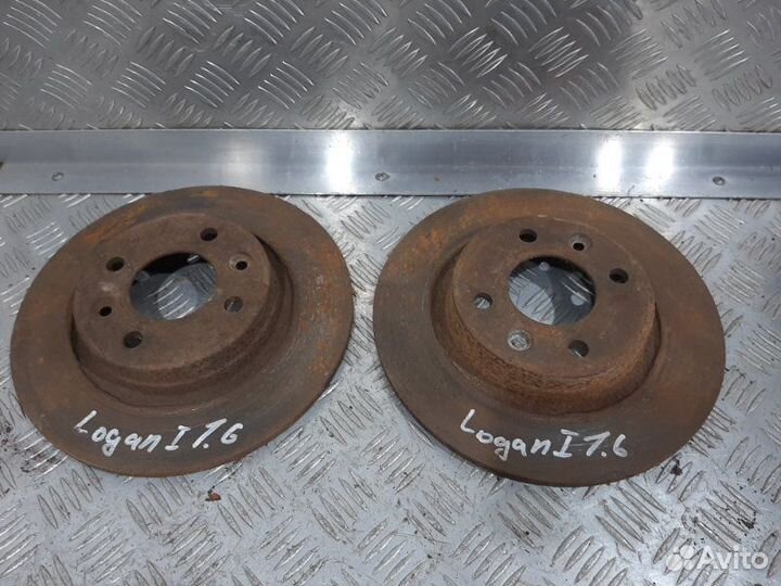 Диск тормозной передний Renault Logan K7J 2008