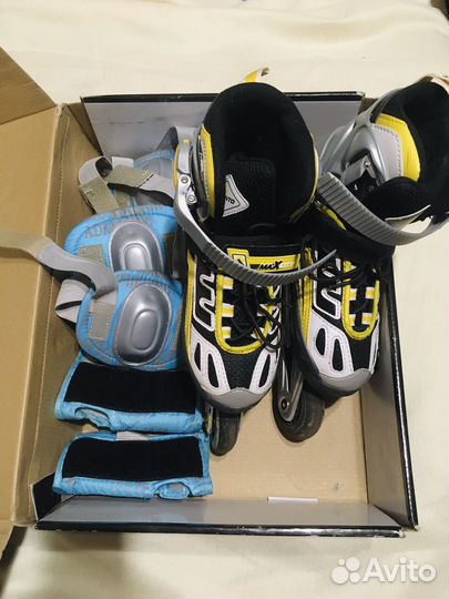 Роликовые коньки раздвижные 33-36