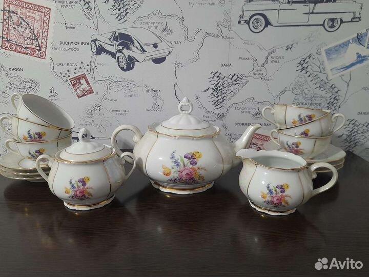 Сервиз чайный Чехия haas czjzek since 1792