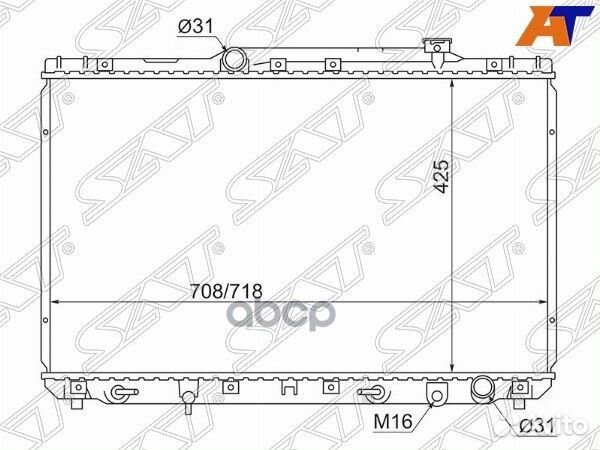 Радиатор Toyota Camry Europe/Russia (XV10) 91-9