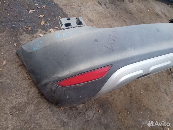 Задний бампер Skoda Yeti 1 2010