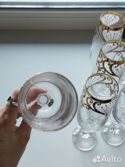 Хрусталь Bohemia бокалы для шампанского