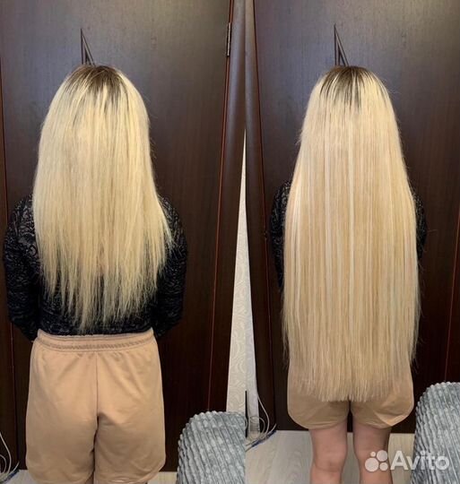 Наращивание биопротеиновых волос все включено